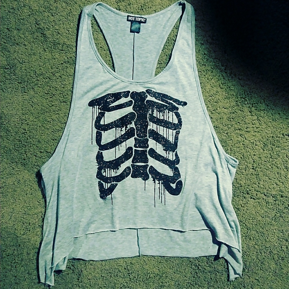 Glitter Rib-Cage Top